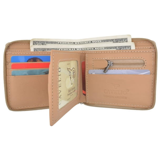 Coffee Cross Mens Genuine Leather Bi-fold Wallet with Credit Card and Currency Compartment Coffee Cross Mens Genuine Leather Bi-fold Wallet with Credit Card and Currency Compartment